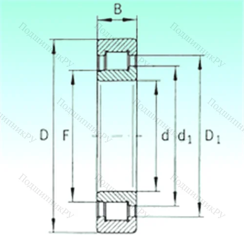 Подшипник роликовый радиальный SL 192317