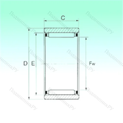 Подшипник игольчатый радиальный RNAO 22x30x13