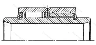 Подшипник  714727 размер 135x190x100/155