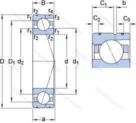 Подшипник 7015 CD/P 4AL