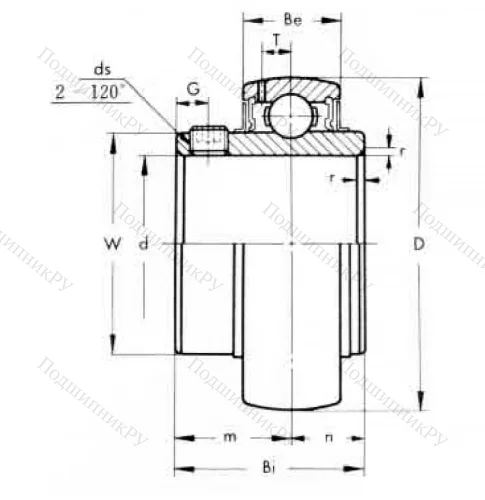 Корпусный подшипник UC 211-32 ASAHI в Мурманске