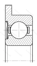 Подшипник  860024 размер 4x13x5