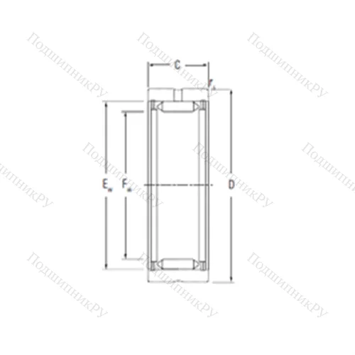 Подшипник игольчатый радиальный RNA 3065