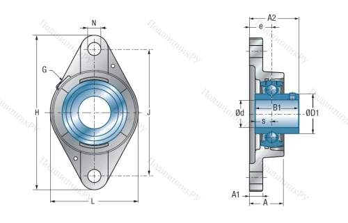 Подшипниковый узел UCFLE 211 в Мурманске