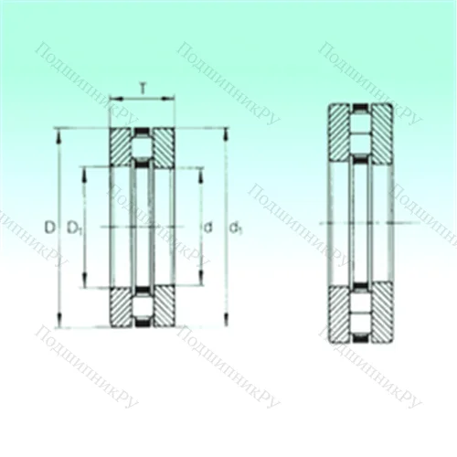 Подшипник роликовый упорный 89438-M