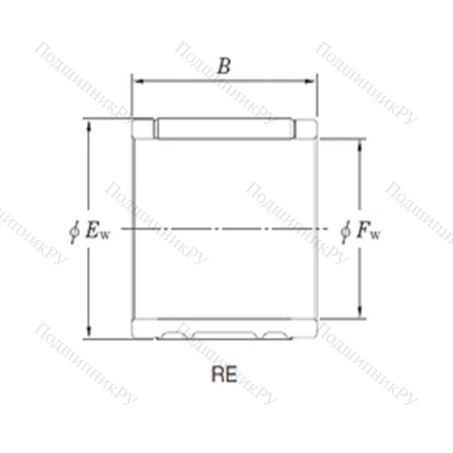 Подшипник игольчатый радиальный RE 202522AL 2