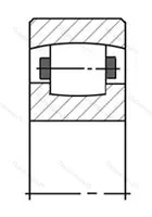 Модификация подшипника 23306Е размер 30x72x19