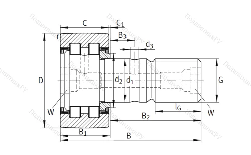 Подшипник PWKR 90 2RS от производителя  INA