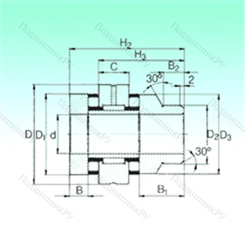 Подшипник комбинированный ZARN 3062 L TN