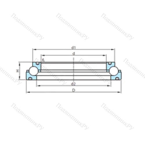 Подшипник шариковый радиально-упорный  212-314
