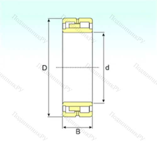 Подшипник роликовый радиальный NNU 4126 M/W 33 от производителя  ISB