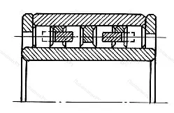 Подшипник NNU 6064EPDMC 3NA размер 320x480x290