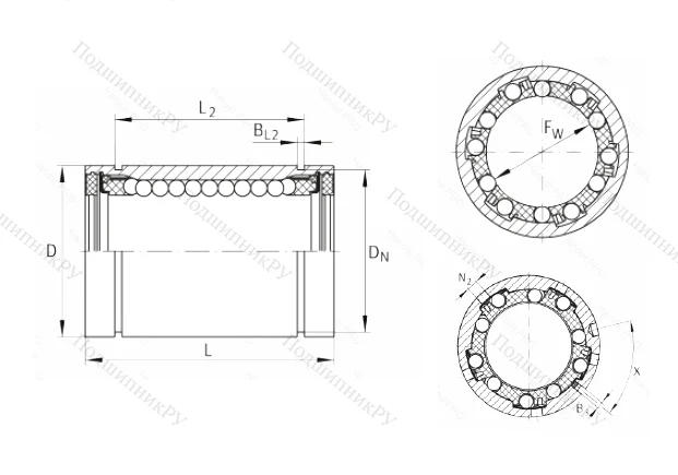 Подшипник KB 16 PP