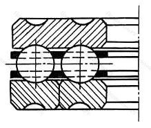 Модификация подшипника 738722Л размер 110x455x196
