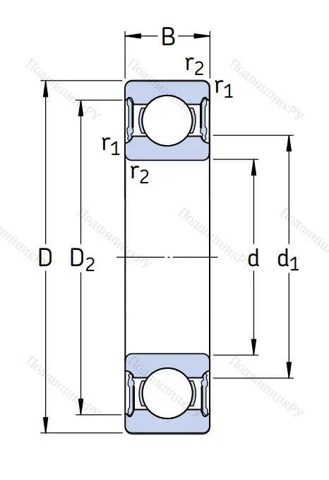 Высокотемпературный подшипник