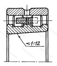 Модификация подшипника 6-21821/670М размер 670x980x180 от производителя  ГПЗ-9