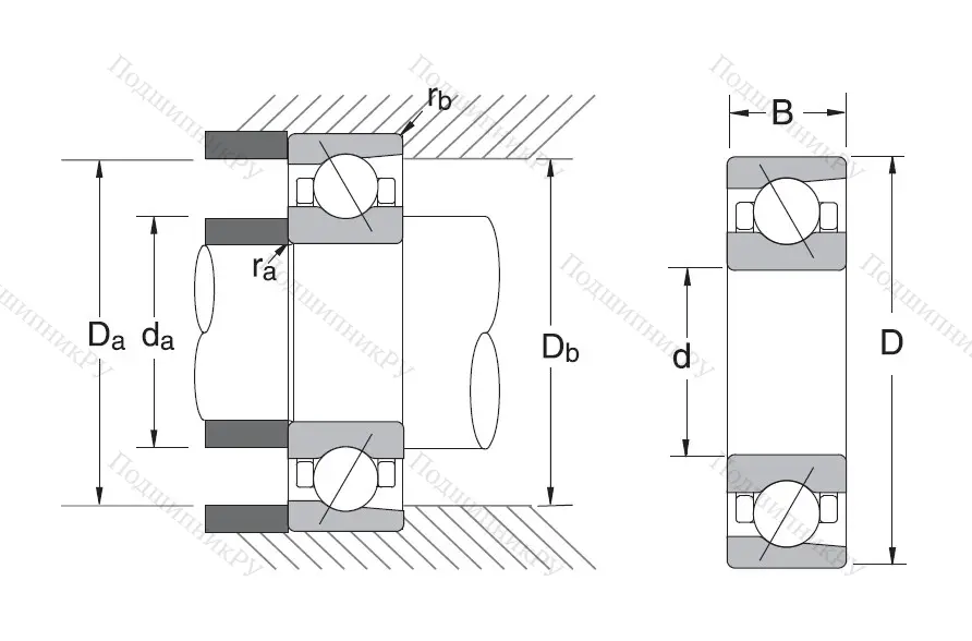 Сверхточный подшипник 7212 CTRSULP 3