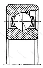 Подшипник  6010 (E 10) размер 10x28x8