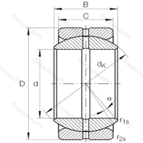 Подшипник скольжения сферический