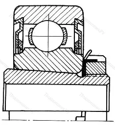 Модификация подшипника 380805АУ размер 25x62x27 от производителя  ГПЗ-23