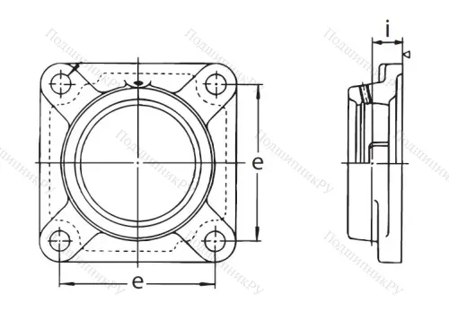Подшипниковый корпус  F 208 (ASAHI) в Мурманске