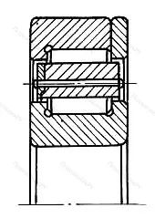 Модификация подшипника 22320М размер 100x215x47 от производителя  ГПЗ-1