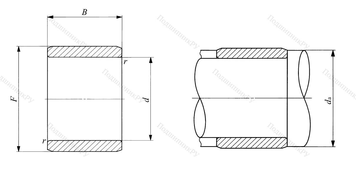 Игольчатый подшипник подшипник