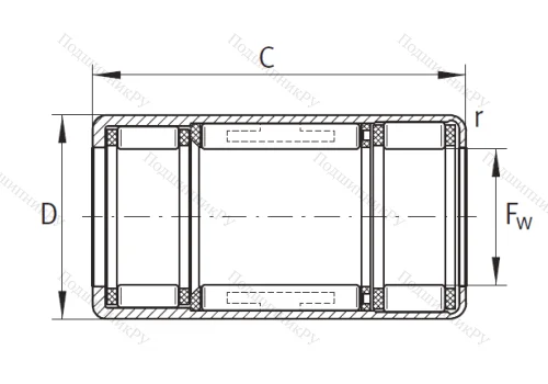 Подшипник обгонной муфты обгонная муфта HFL 2530 L 564 в Мурманске