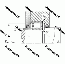 Подшипник NU 304-E-TVP 2